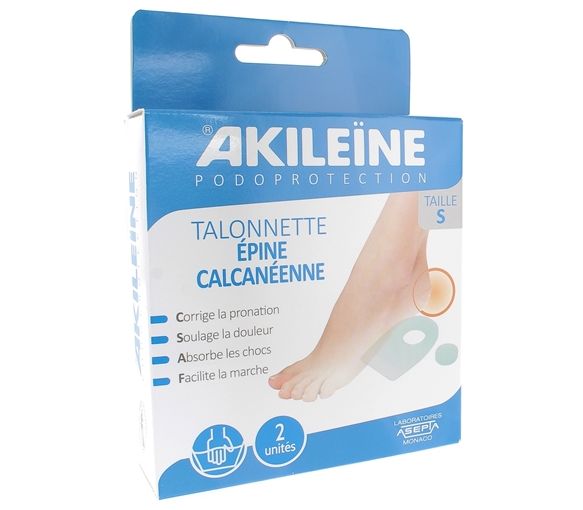 Talonnette épine calcanéenne Akileïne podoprotection - 2 unités (1 paire)