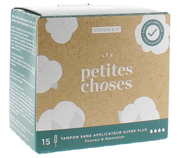 Tampon sans applicateur super plus Les Petites Choses - Boite de 15 tampons