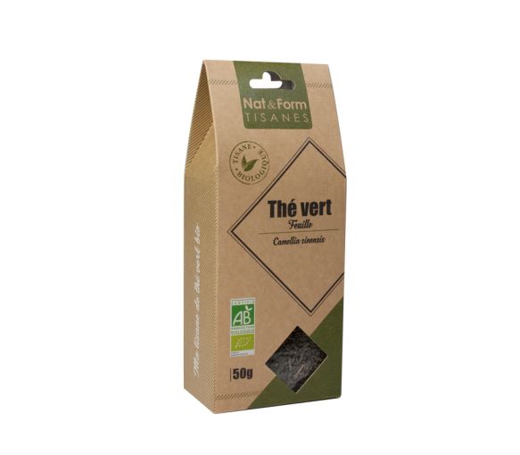 Tisane Thé vert Bio Nat & Form - sachet de 50 g