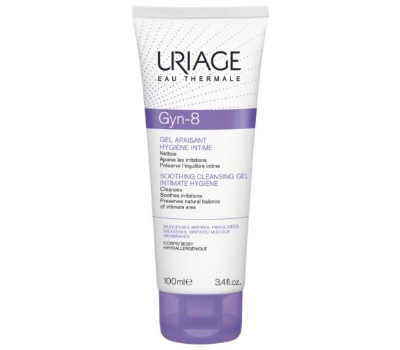 Gyn-8 toilette intime gel apaisant Uriage - tube de 100 ml