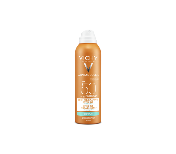 Capital soleil brume hydratante invisible SPF 50 Vichy - spray de 200 ml - image 1