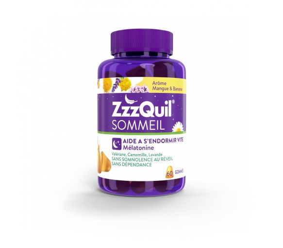 ZzzQuil Sommeil arôme mangue banane - boîte de 60 gommes - image 1
