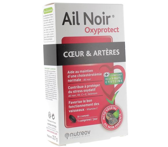 Ail noir oxyprotect Nutreov - boite de 30 comprimés - image 1