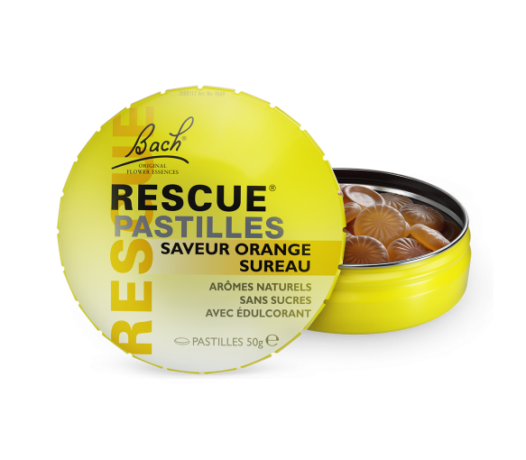 Fleur de Bach Rescue pastilles orange/sureau - boîte de 50 g - image 1