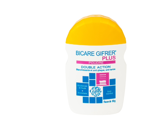 Bicare Gifrer plus Poudre double action Gifrer - flacon de 60 g
