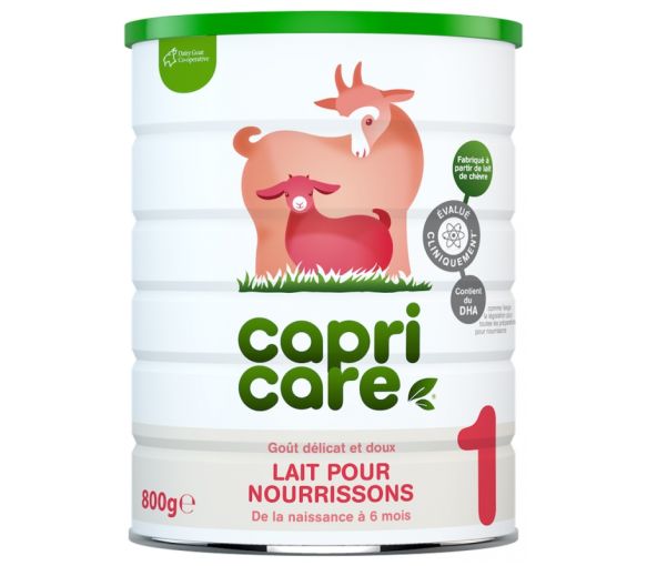 Lait pour nourrissons 1 de 0 à 6 mois Capricare - pot de 800 g - image 1