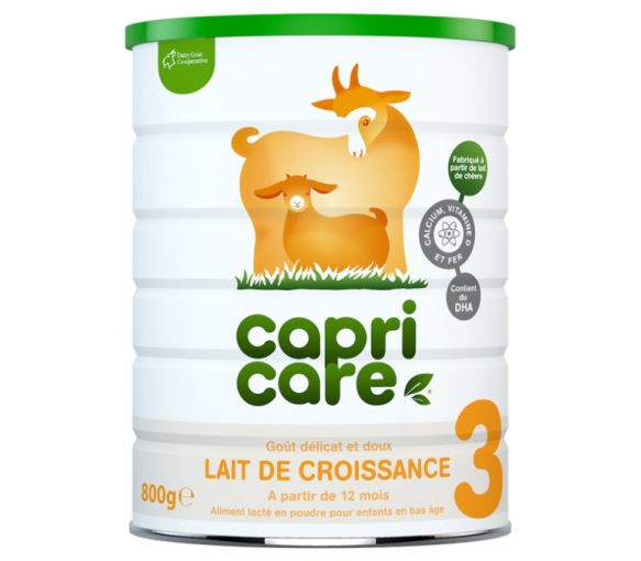 Lait de croissance 3 dès 12 mois Capricare - pot de 800 g - image 1