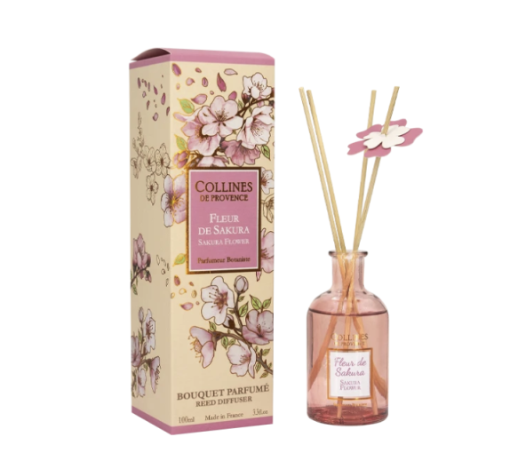 Bouquet parfumé Fleur de sakura Collines de Provence - flacon de 100ml - image 1