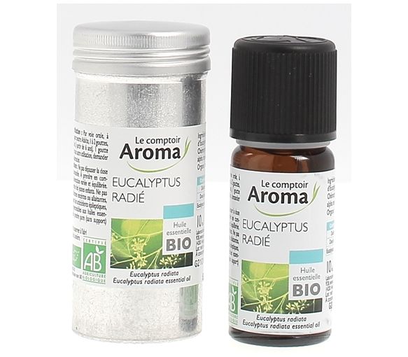 Huile essentielle d'Eucalyptus radié Le comptoir Aroma - flacon de 10 ml