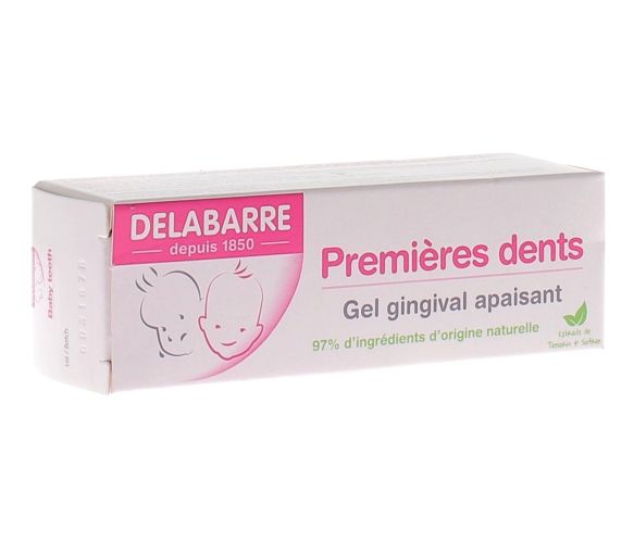 Gel gingival premières dents Delabarre - tube de 20 g - image 1