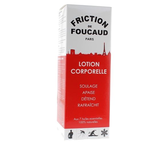 Lotion corporelle énergisante friction de Foucaud - flacon de 250 ml