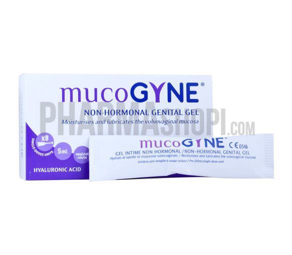 Mucogyne gel intime non hormonal - 8 doses unitaires de 5 ml