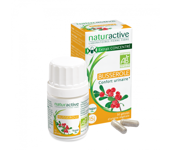 Elusanes Busserole bio Naturactive - boite de 30 gélules