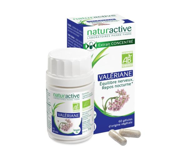 Elusanes valériane bio Naturactive - boite de 60 gélules