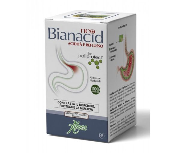 NeoBianacid acidité et reflux Aboca - 45 comprimés
