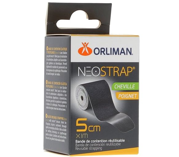 Neostrap cheville et poignet 5cm x 1m Orliman - 1 bande réutilisable - image 1