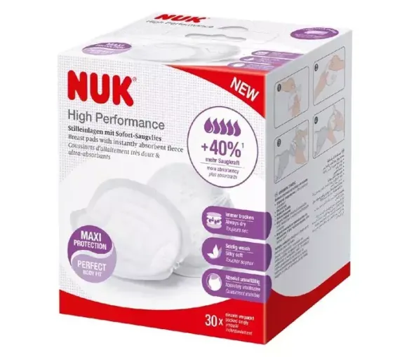 High performance coussinets d'allaitement Nuk - boite de 30 coussinets