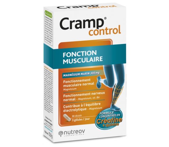 Cramp control fonction musculaire Nutreov - boite de 30 gélules