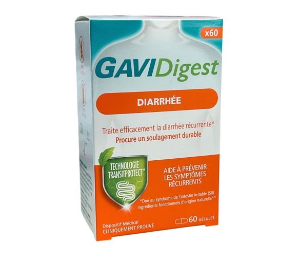 GAVIDigest diarrhée Reckitt - boite de 60 gélules - image 1