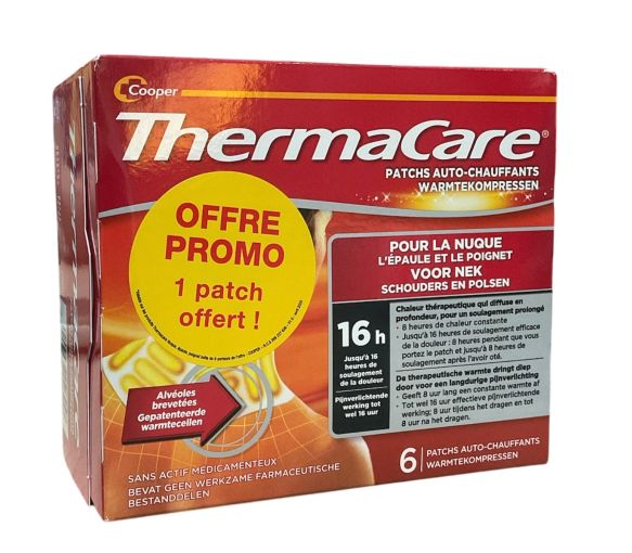 ThermaCare patchs auto-chauffants nuque Cooper - 6 patchs - image 1
