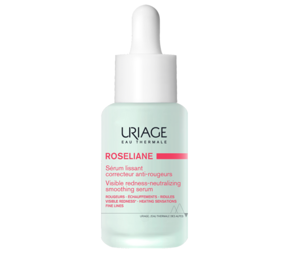 Roseliane sérum lissant correcteur anti-rougeurs Uriage - flacon de 30ml