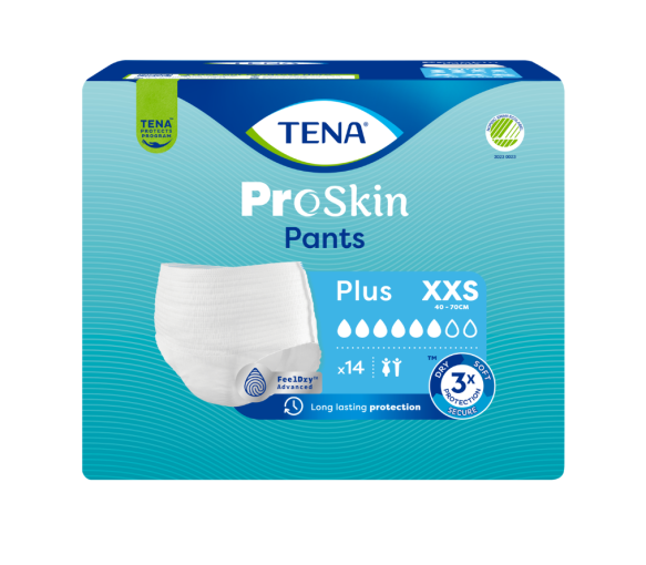 Proskin Slip adultes plus taille XXS Tena - sachet de 14 changes complets