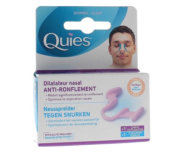 Anti-ronflement dilatateur nasal petit/moyen Quies - boîte de 1 dilatateur - image 1