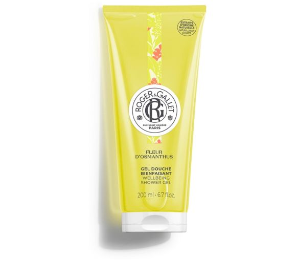 Gel douche bienfaisant fleur d'osmanthus Roger & Gallet - tube de 200 ml - image 1