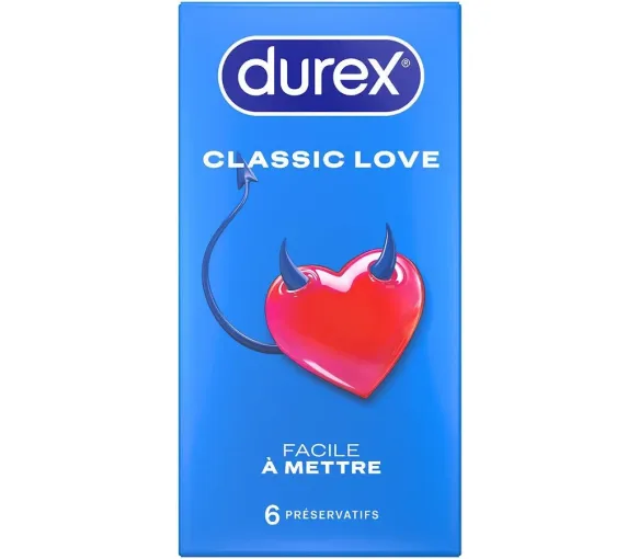 Préservatifs Love Durex - boîte de 6 préservatifs - image 1