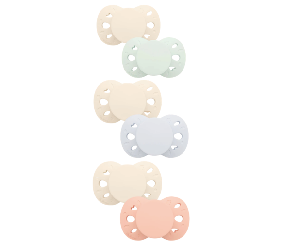Sucettes anatomiques 0-6 mois unies Biolane - lot de 2 sucettes - image 2