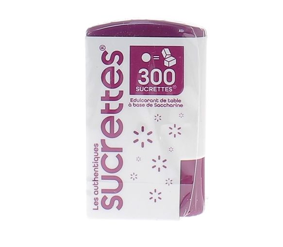 Les sucrettes authentiques 25 mg de saccharine - boîte de 300 sucrettes - image 1