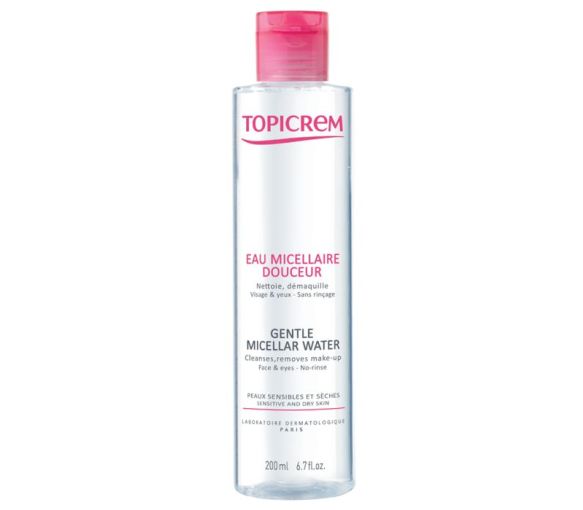 Eau micellaire douceur visage et yeux Topicrem - flacon de 200 ml - image 1