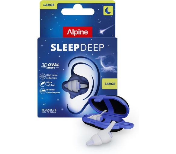 Sleep Deep bouchons d'oreille Alpine - une paire + une boite de transport - image 1
