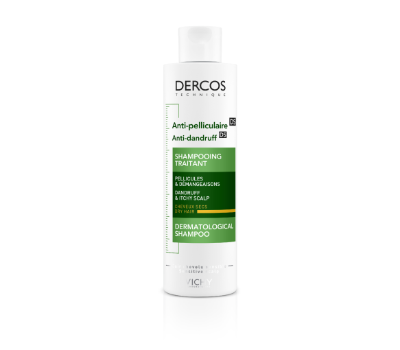 Dercos anti-pelliculaire shampooing traitant cheveux secs Vichy - tube de 200 ml - image 1
