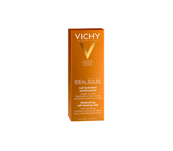 Idéal soleil autobronzant lait hydratant visage et corps Vichy - tube de 100 ml