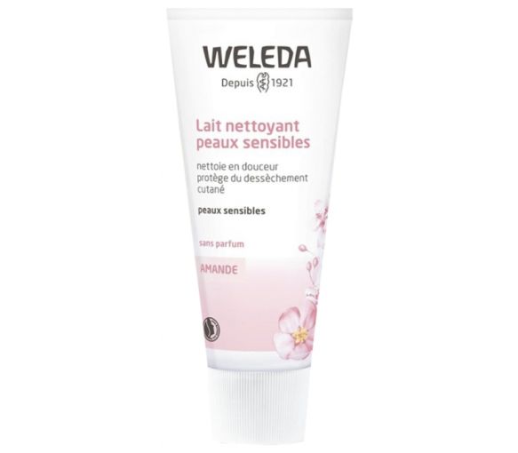 Lait nettoyant confort à l'amande Weleda - tube de 75 ml - image 1