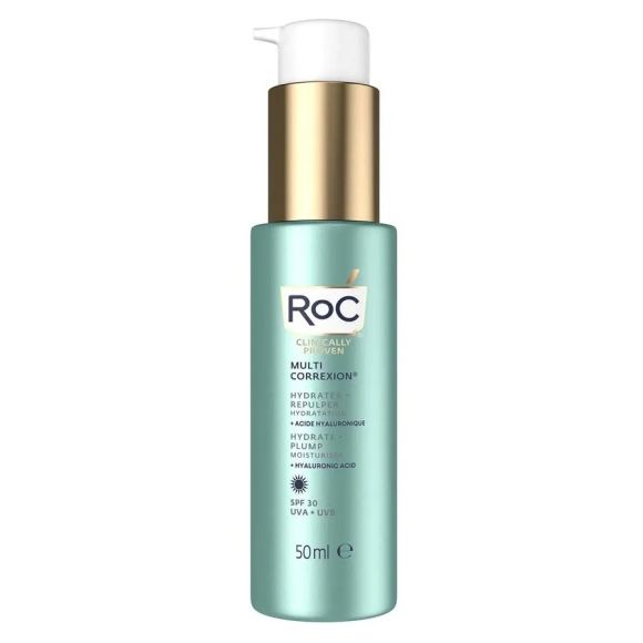 Multi Correxion Gel-crème hydratation SPF30 Hydrater et repulper RoC - flacon-pompe de 50ml