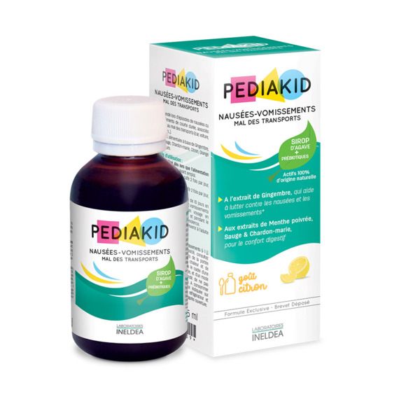 Pediakid mal des transports goût citron - flacon de 125 ml