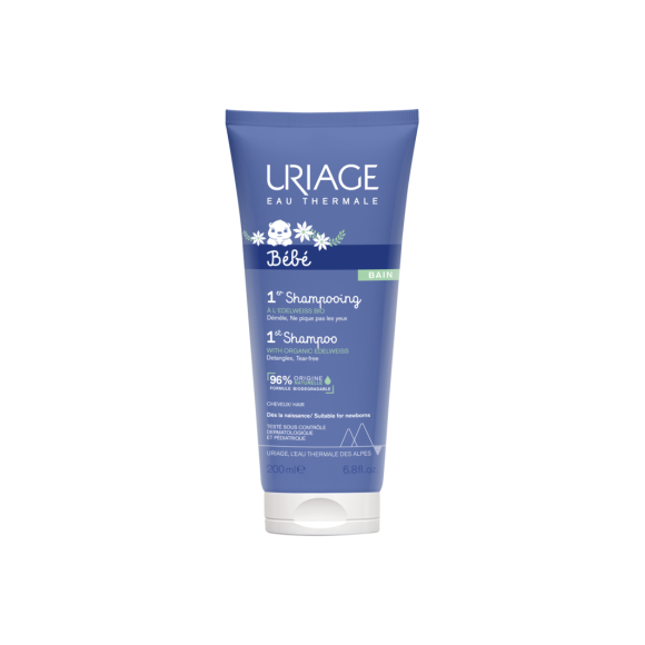 1er Shampoing à l'edelweiss bio Uriage - tube de 200 ml
