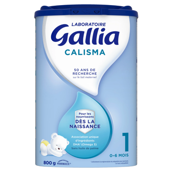 Calisma Lait premier âge dès la naissance système immunitaire Gallia - pot de 800g