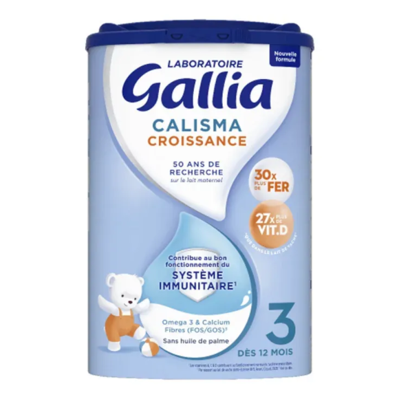 Calisma Croissance Lait en poudre 3ème âge Gallia - pot de 800g