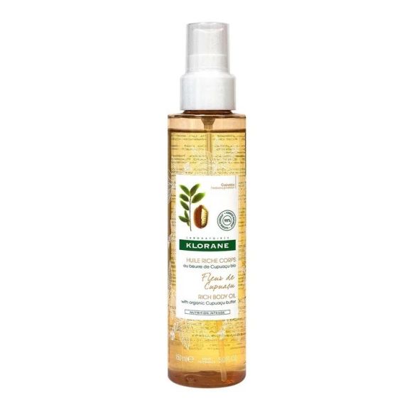 Huile riche corps Fleur de Cupuaçu Klorane - spray de 150ml