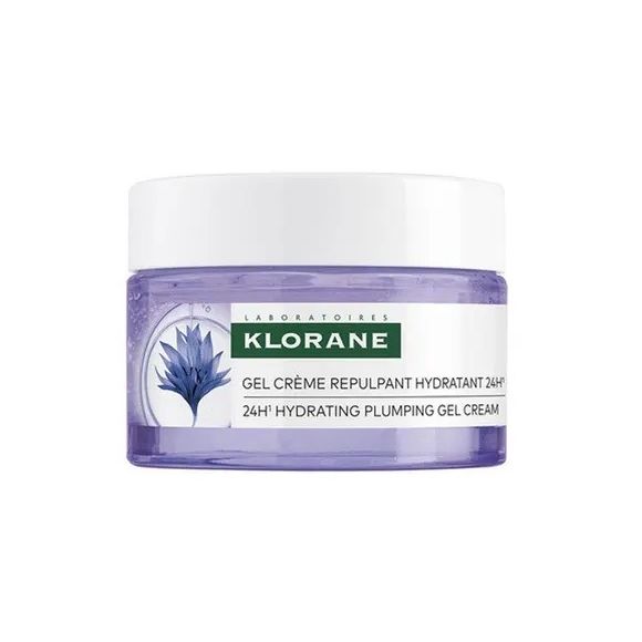 Gel crème repulpant hydratant au bleuet bio Klorane - pot de 50ml
