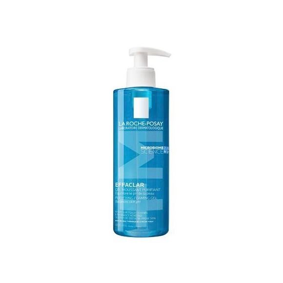 Effaclar gel moussant purifiant peaux grasses et sensibles La Roche-Posay - Flacon-pompe de 400ml