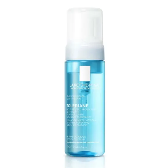 Toleriane mousse d'eau micellaire nettoyante La Roche-Posay - flacon-pompe de 150ml