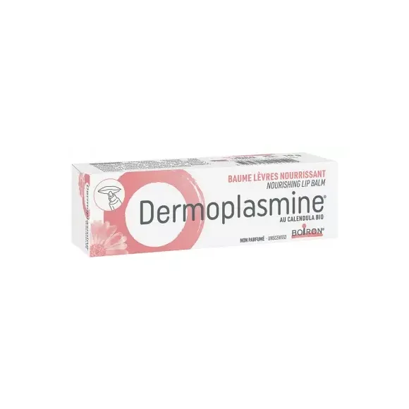 Dermoplasmine baume lèvres nourrissant au Calendula bio Boiron - tube de 10g