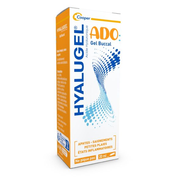 Hyalugel Ado Gel buccal - tube de 20 ml