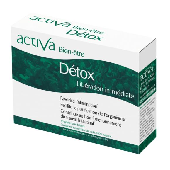 Activa bien-être detox - boite de 30 gélules