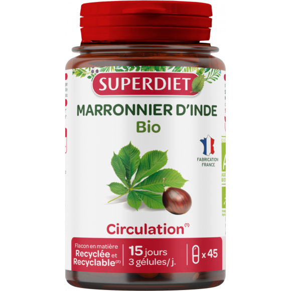 Marronnier d'Inde bio Super Diet - boite de 45 gélules
