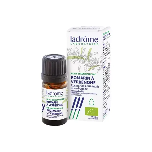 Huile essentielle romarin à verbénone Bio Ladrôme - Flacon de 5ml